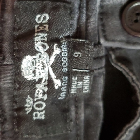 Royal Bones's by Daang Goodman for Tripp Black Strap Skinny Jeans - Picture 11 of 12